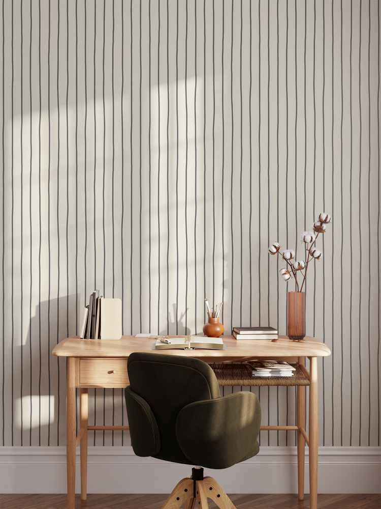 Nordica (Charcoal) Wallpaper