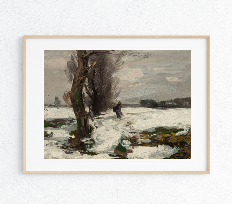 Winter in 1890 Art Print