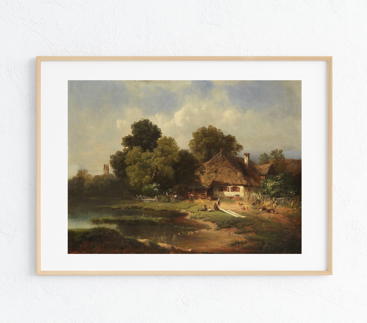 German Farmscape Art Print