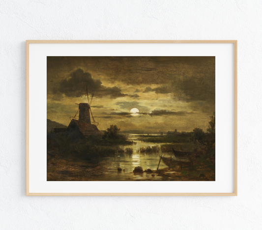 Czech Sunset Art Print