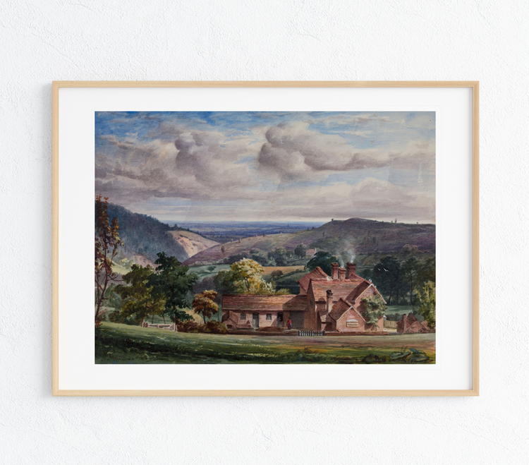 Church Hill Cottage Art Print