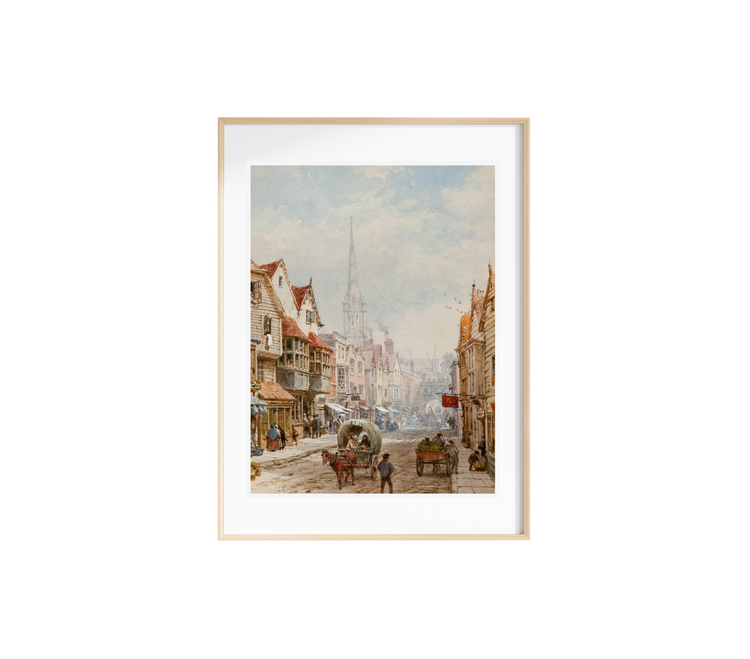 Streets of Salisbury Art Print