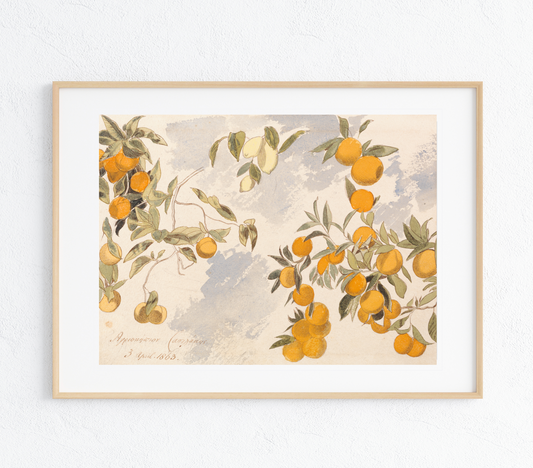 The Citrus Tree Art Print