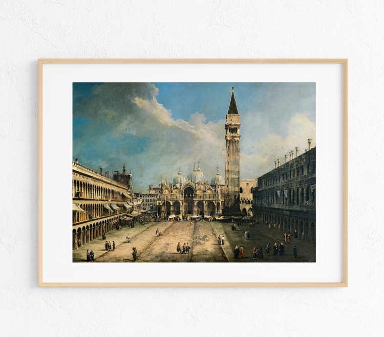 The Piazza Art Print