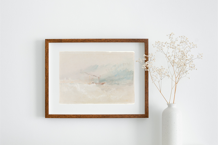 A Packet Boat Art Print