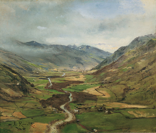 Austrian Valley Art Print