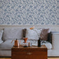 Belle Wallpaper (Powder Blue) from The Haven Collection Remnant