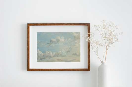 Breezy Clouds Art Print