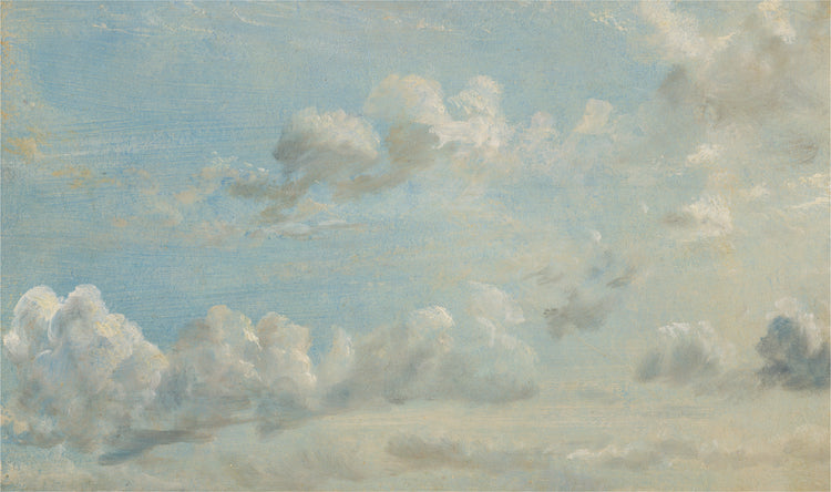 Breezy Clouds Art Print