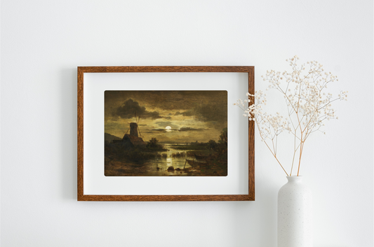 Czech Sunset Art Print