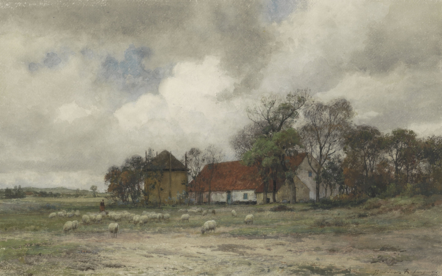 Dutch Landscape Art Print