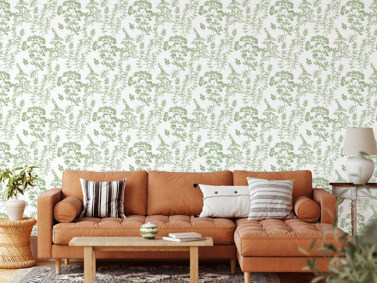 Handrawn Botanicals Wallpaper