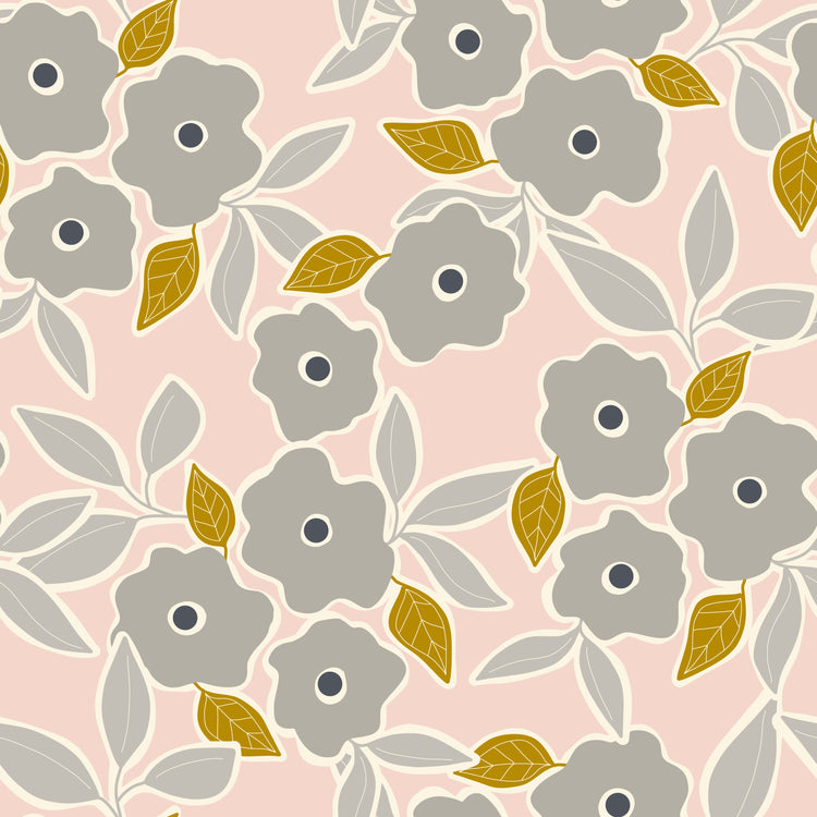 Flowers in Frolic Wallpaper