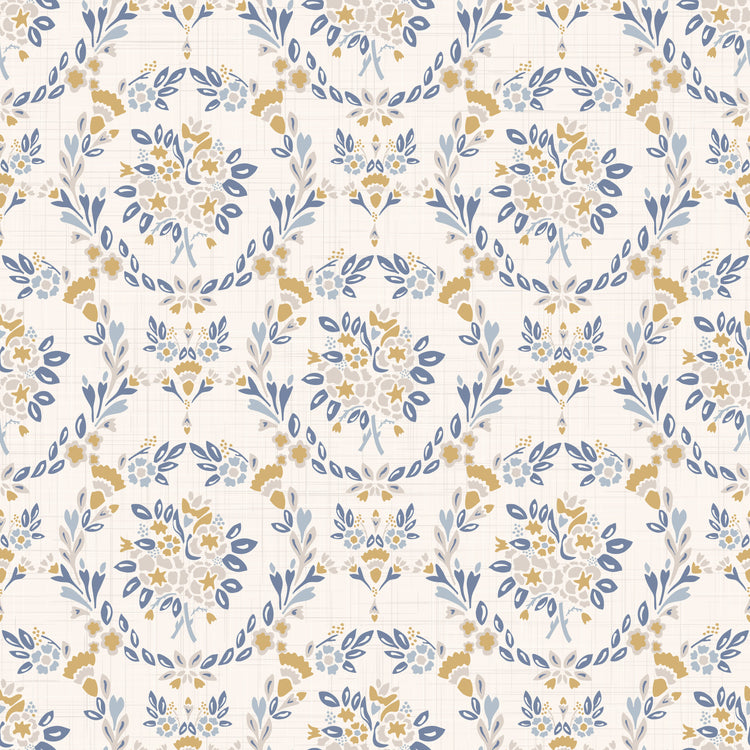 French Damask Wallpaper