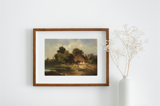 German Farmscape Art Print