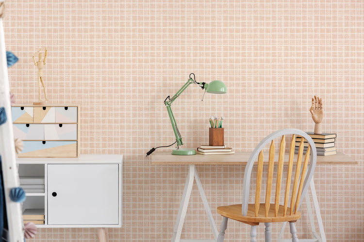 Edith Wallpaper (Blush) from The Haven Collection