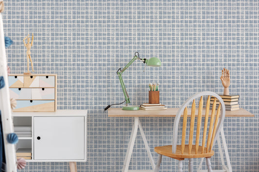 Edith Wallpaper (Powder Blue) from The Haven Collection