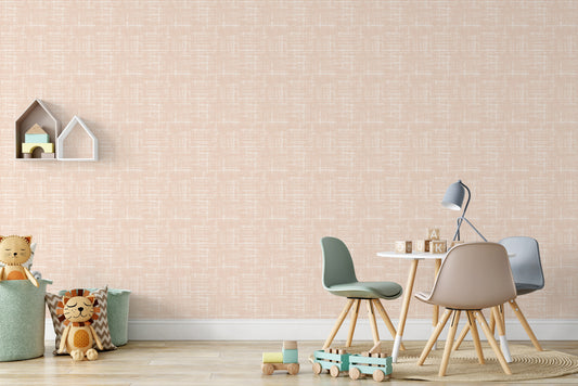 Ethel Wallpaper (Blush) from The Haven Collection