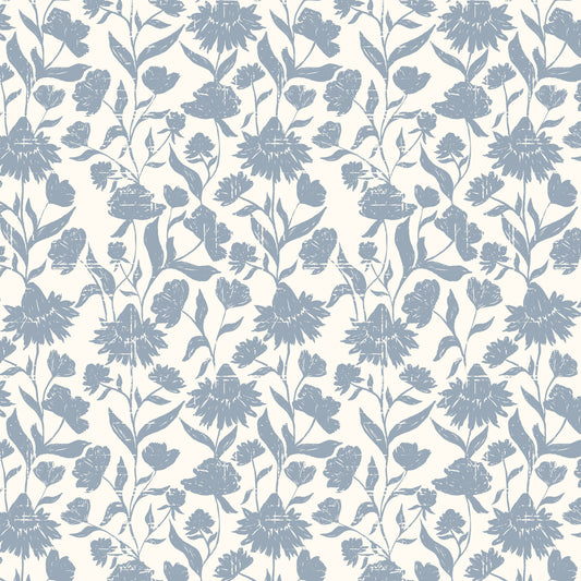 Belle Wallpaper (Powder Blue) from The Haven Collection