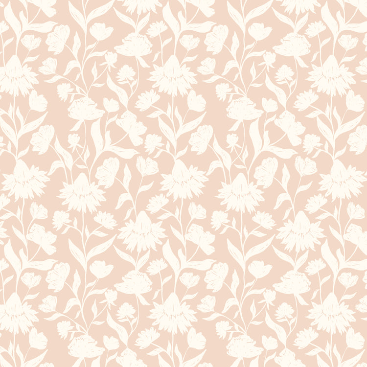 Belle Wallpaper (Blush) from The Haven Collection