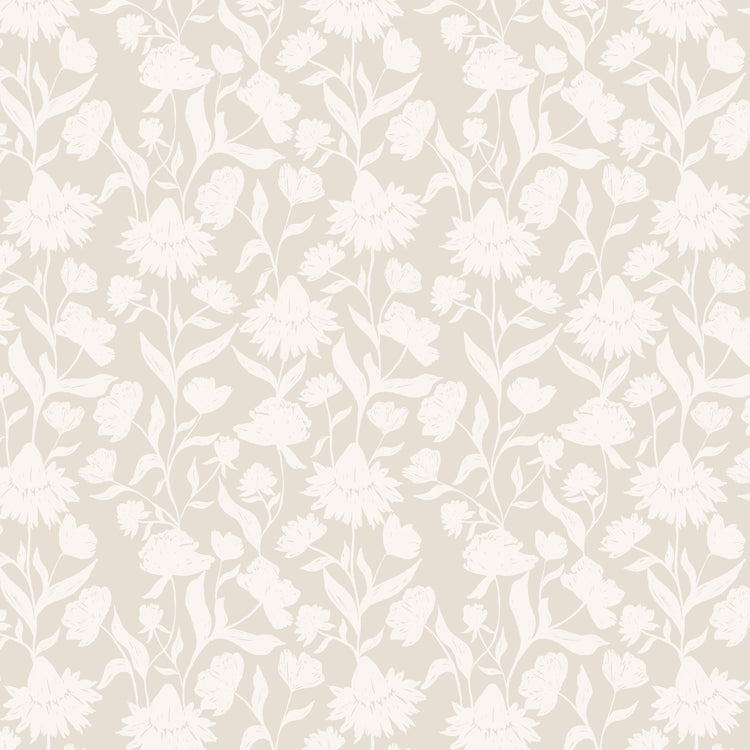 Belle Wallpaper (Taupe) from The Haven Collection