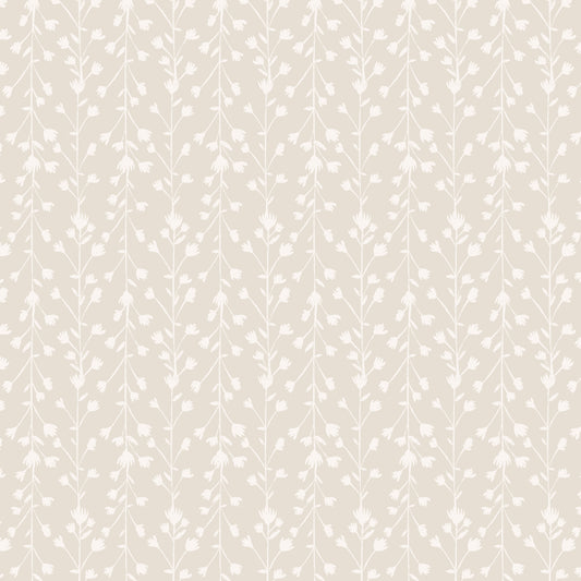 Claire Wallpaper (Taupe) from The Haven Collection