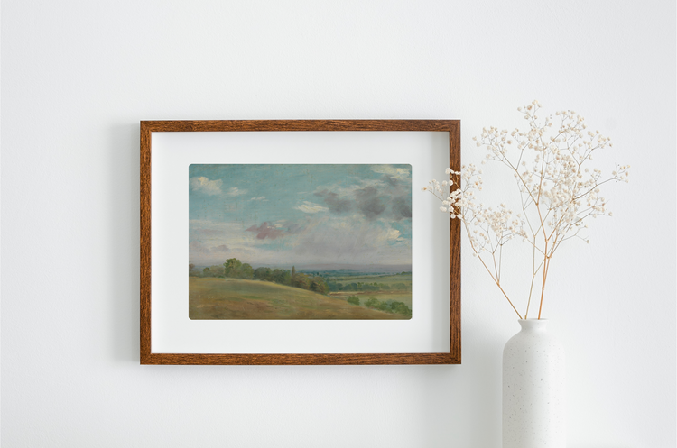 Hillside Landscape Art Print