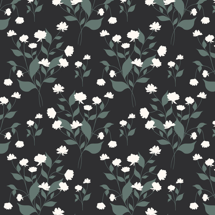 Miriam Wallpaper (Midnight) from The Marlow Collection