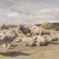 A Shepherd and His Flock Art Print