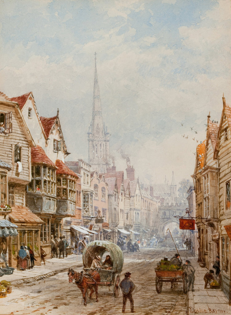 Streets of Salisbury Art Print