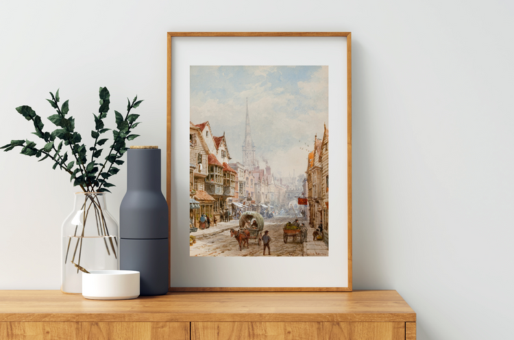 Streets of Salisbury Art Print