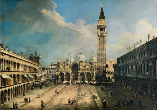 The Piazza Art Print