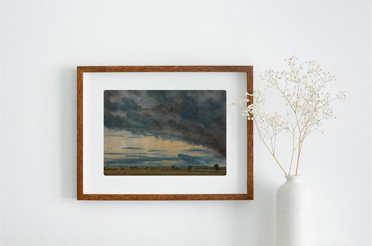 The Study of Clouds Art Print