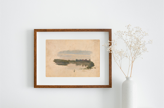 The Study of Landscape Art Print