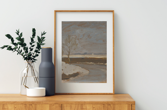 The Study of Winter Art Print