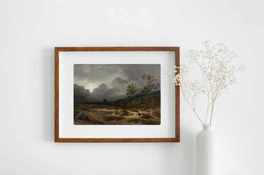 Thunderstorm is Brewing Art Print