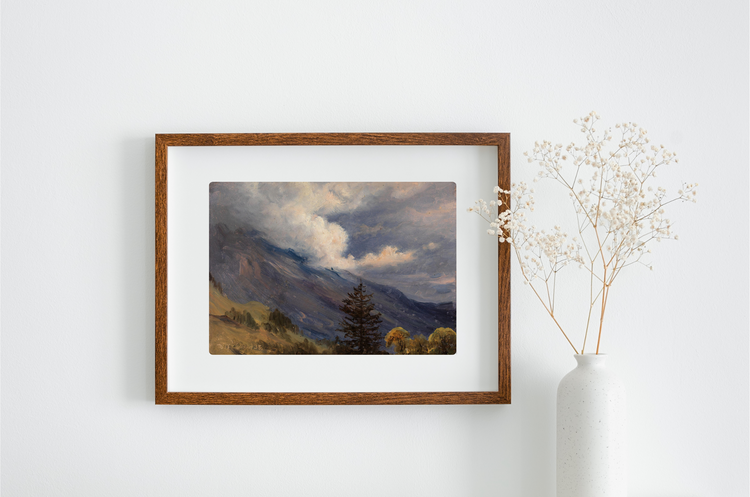 View from Grindelwald Art Print