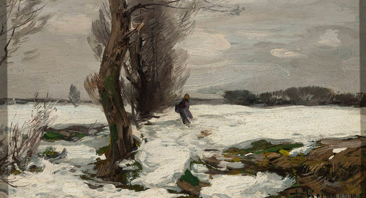 Winter in 1890 Art Print