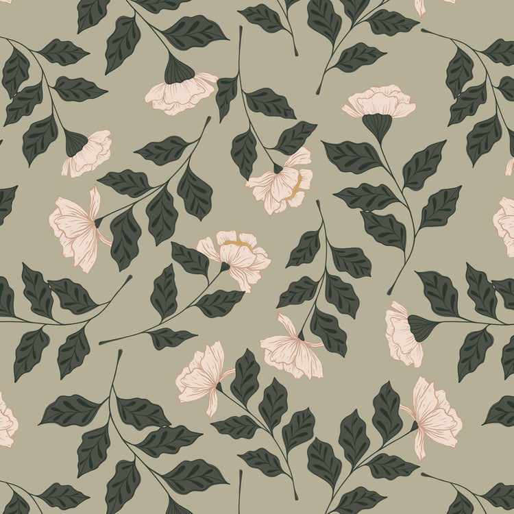 Ellie Wallpaper (Fern) from The Wynona Collection